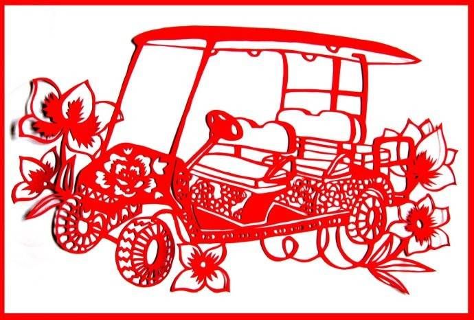 永吉车型剪纸（益高电动高尔夫）