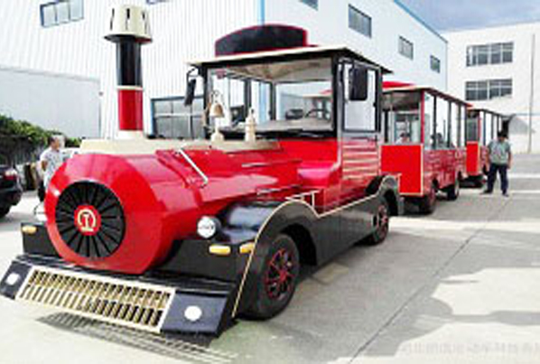 无轨电动小火车